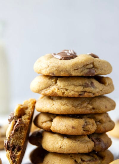 You won't need any fancy ingredients or even a mixer to make the best-ever brown butter chocolate chunk cookies. Perfectly soft, chewy, and packed with gooey chocolate.