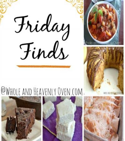 Friday Finds--- Recipes, DIY's, printables, and much more collected from all your favorite blogs!