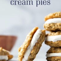 These homemade oatmeal cream pies feature soft and chewy oatmeal cookies with a fluffy marshmallow cream filling. Better than Little Debbie's any day!