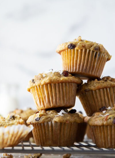 Super soft inside and loaded with all kinds of nourishing goodness, these morning glory muffins are the best way to wake up!