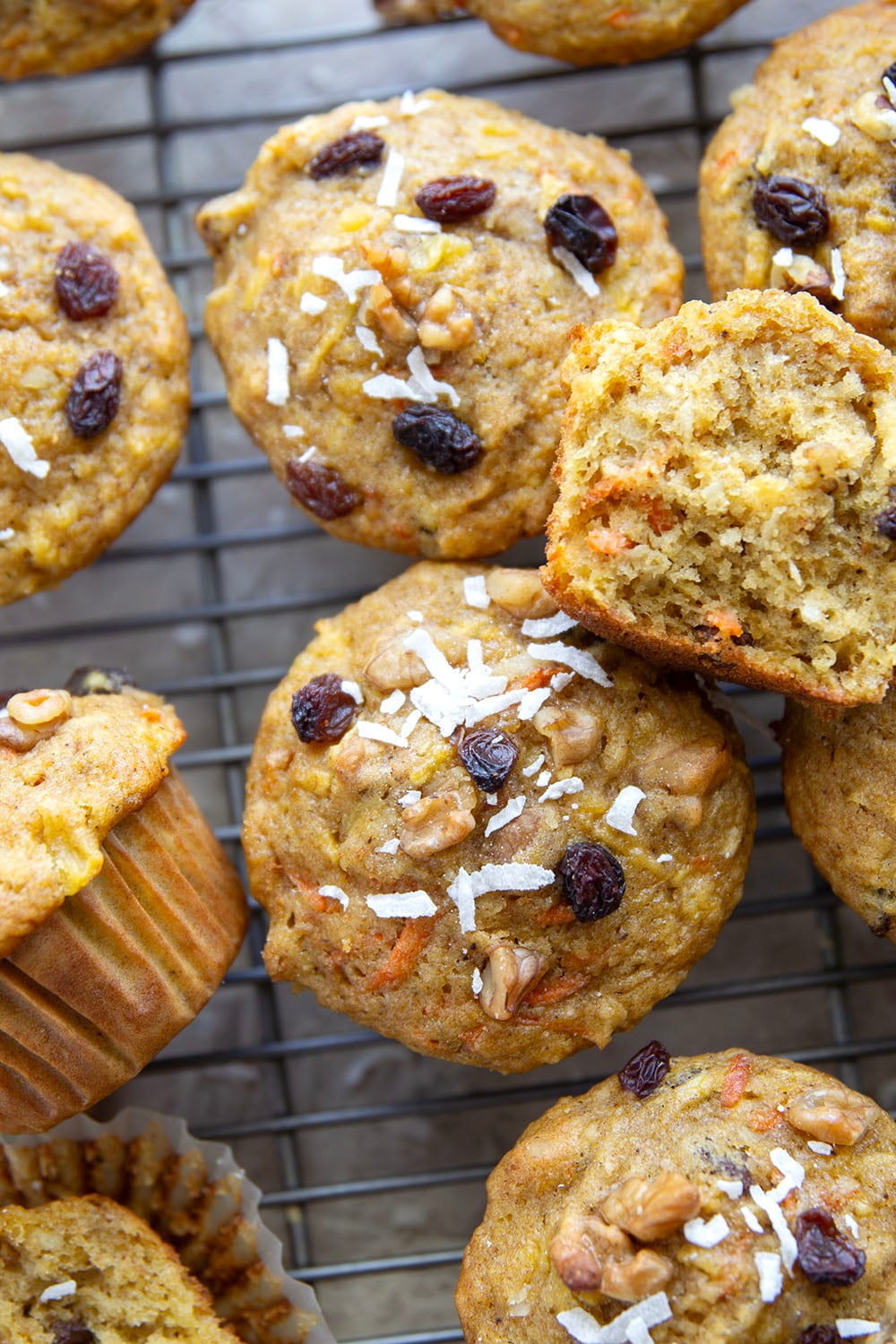 Super soft inside and loaded with all kinds of nourishing goodness, these morning glory muffins are the best way to wake up!