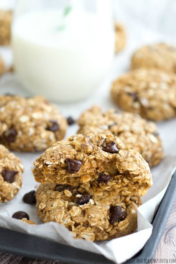 Chunky Monkey Oatmeal Cookies