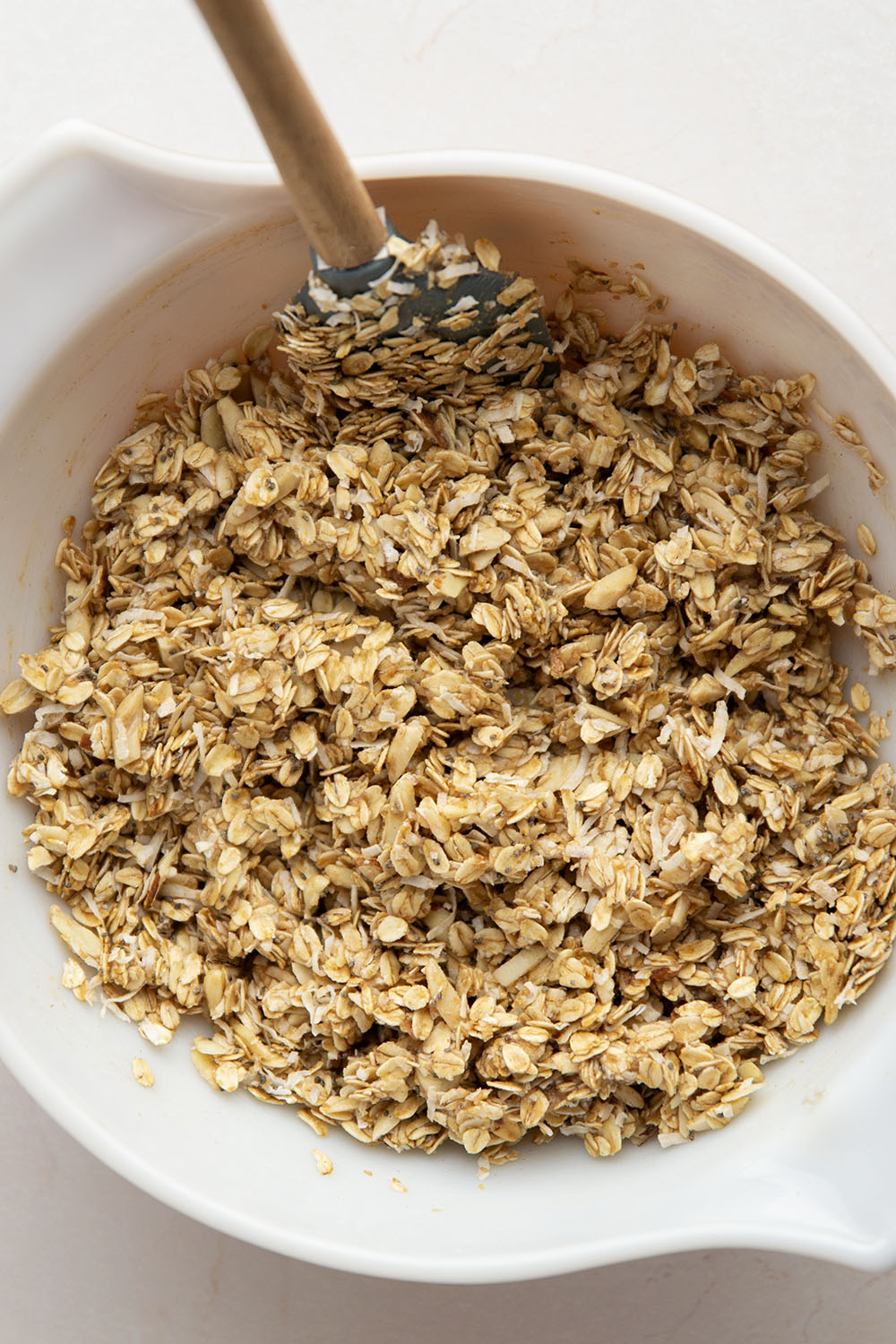 Featuring huge, crunchy clusters with lots of almond flavor, these almond granola clusters are easy to make and better than any packaged granola!