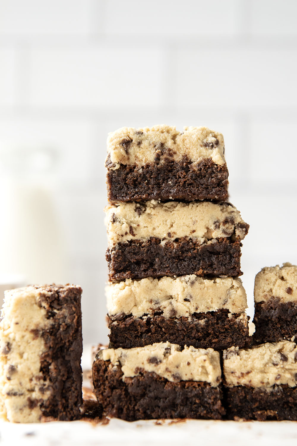 Layers of fudgy brownie and rich cookie dough collide in these ultimate cookie dough brownies!