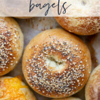 You'll never make a deli bagel run again once you try these homemade bagels. This easy recipe has the perfect ratio of soft to chewy and are a blank canvas for any bagel flavor you can dream up!