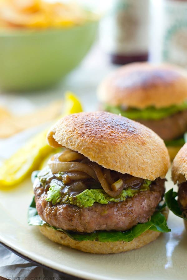 Juicy Turkey Burger Recipe with Caramelized Onions - A Sassy Spoon