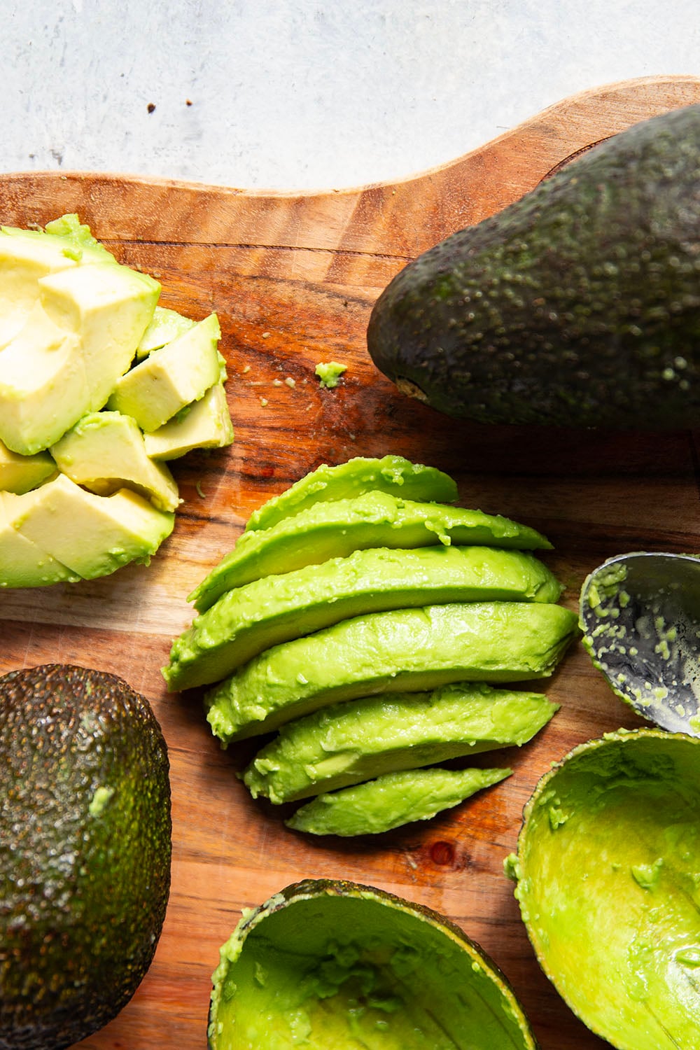 Learn how to cut an avocado easily and quickly every time with this simple step-by-step photo tutorial!