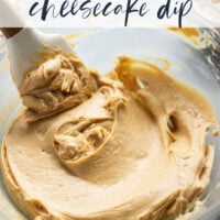 Silky in texture and unbelievably addicting, this peanut butter cheesecake dip will make any fruit fun to eat! Ready in minutes with only 5 ingredients.