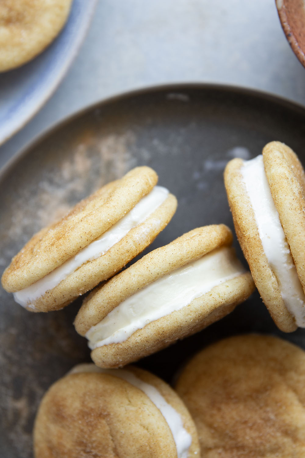 These snickerdoodle ice cream sandwiches feature creamy vanilla ice cream sandwiched between soft homemade snickerdoodles to create the ultimate frozen treat.