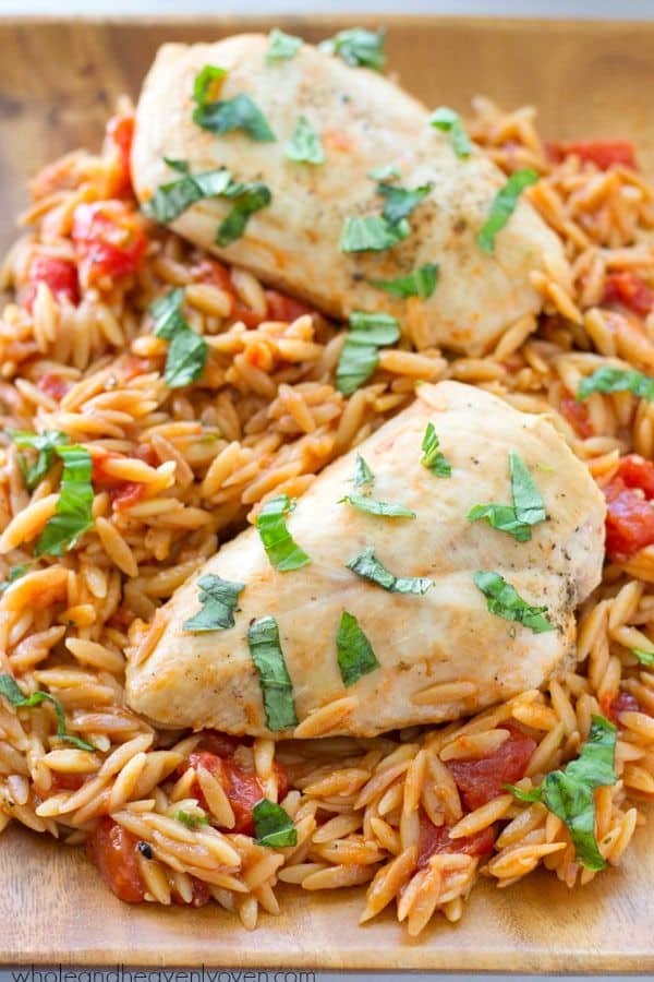 One-Pot Italian Chicken and Orzo Pasta