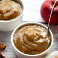 Lightly spiced and loaded with fall flavors, this stovetop applesauce comes together in minutes on the stovetop and is a great use for extra apples.