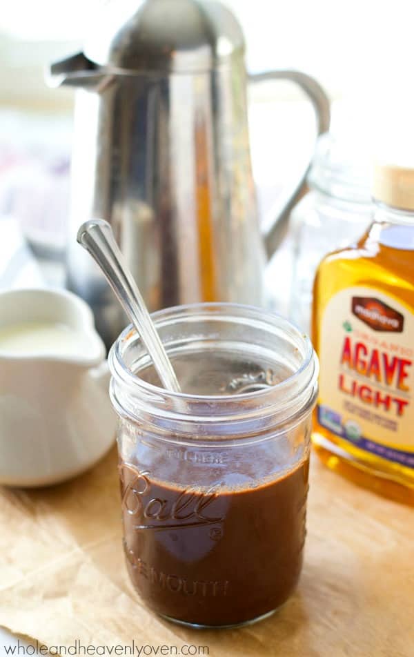 4 Ingredient Agave Mocha Coffee Syrup