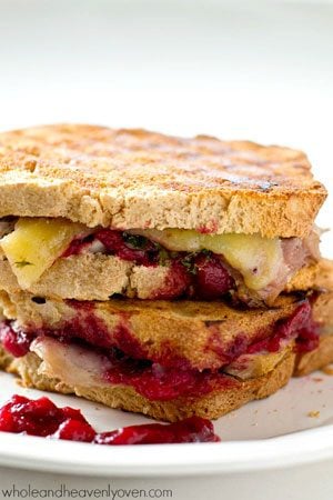 Use up those Thanksgiving leftovers the easy way with this ultimate leftover turkey cranberry mozzarella panini sandwich.---Lunch is served!