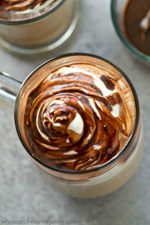 If you love the Starbucks mint mocha latte, you will fall head-over-heels for this easy, five-minute copycat version that's also on the lighter side!