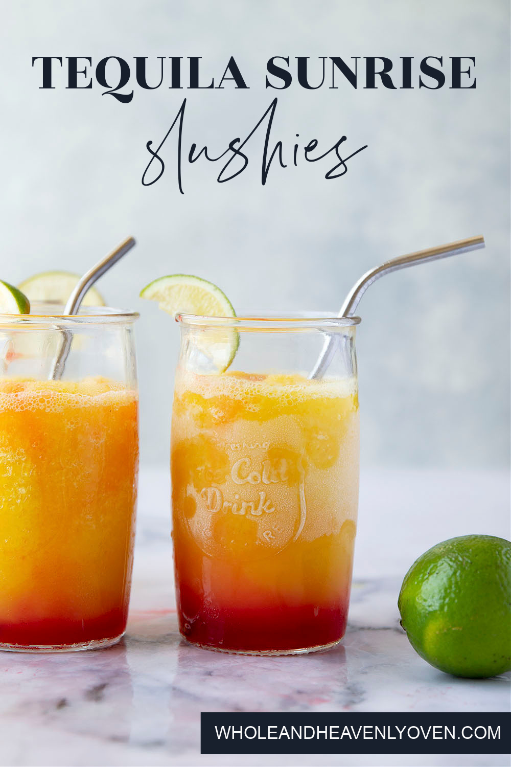 Tequila Sunrise Slushies