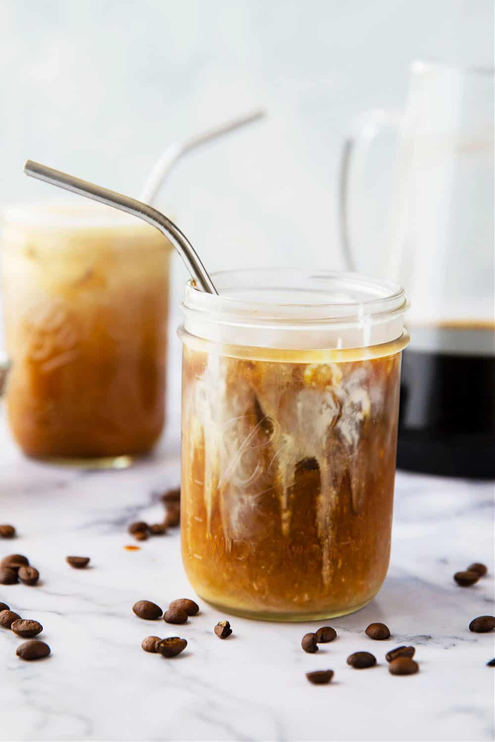 Simple Homemade Iced Cold Brew Latte