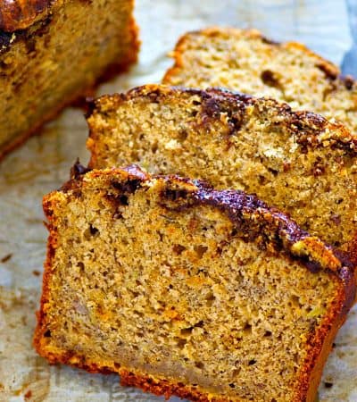 Insanely soft banana bread is livened up with creamy peanut butter and a luscious swirl of mocha.--the only way you're gonna want banana bread from now on!