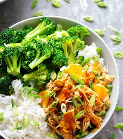 Let your instant pot make your Chinese takeout when you make this instant pot orange chicken.--- You won't be able to get enough of this saucy chicken piled high into beautiful rice bowls!