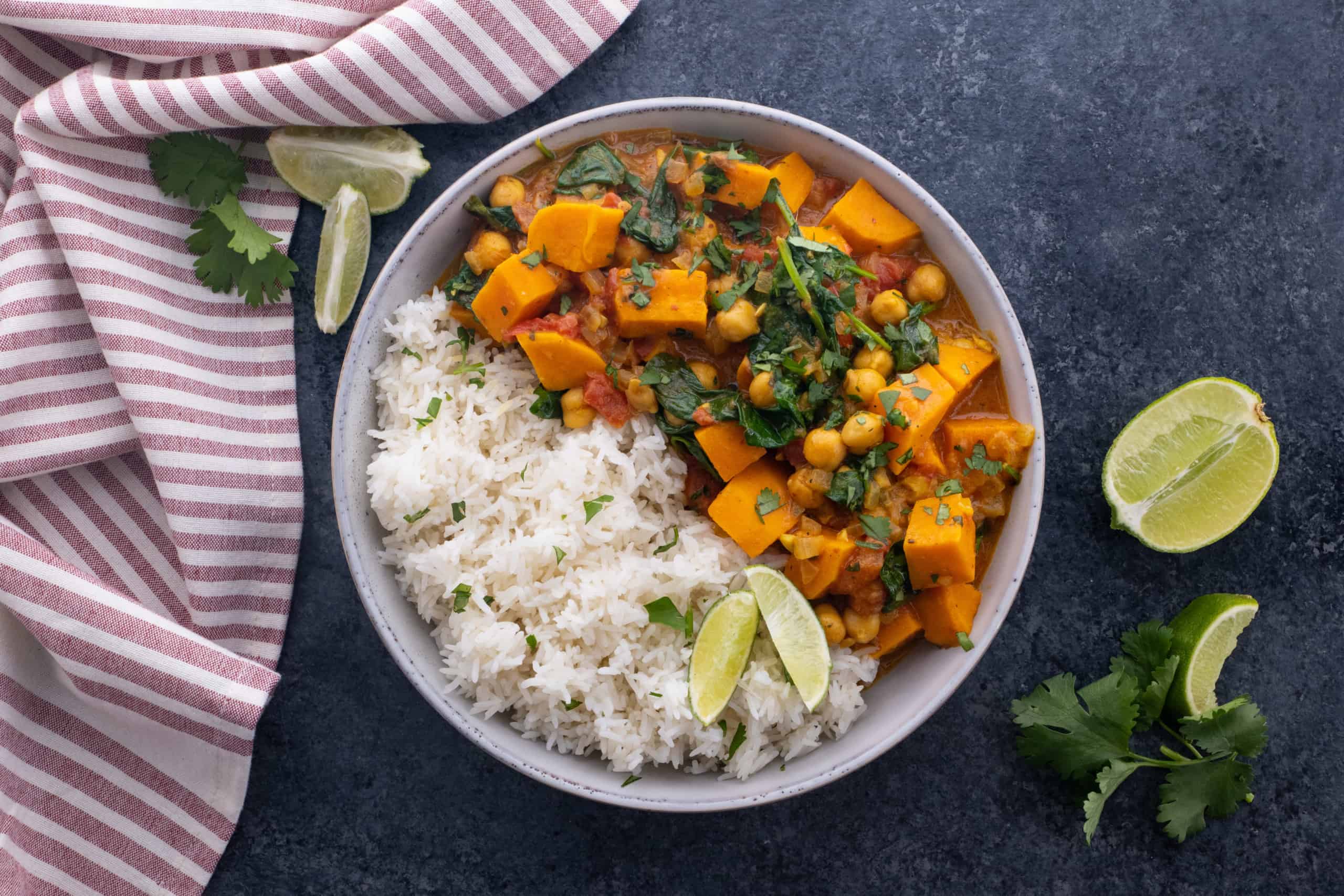 Thai Sweet Potato Chickpea Curry - Whole and Heavenly Oven