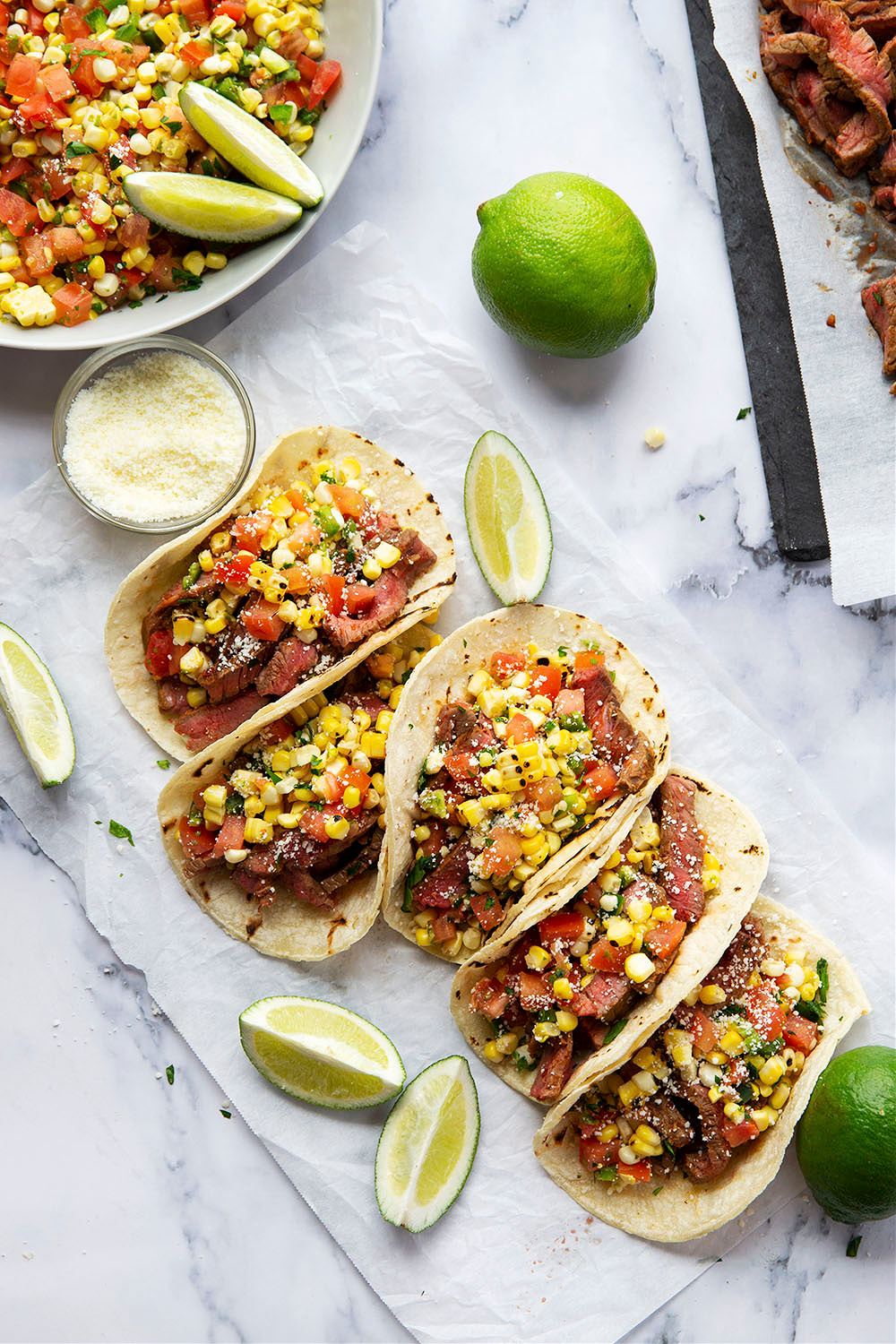 Grilled Chipotle Steak Tacos With Charred Corn Salsa Grilled Chipotle Steak Tacos With Charred Corn Salsa