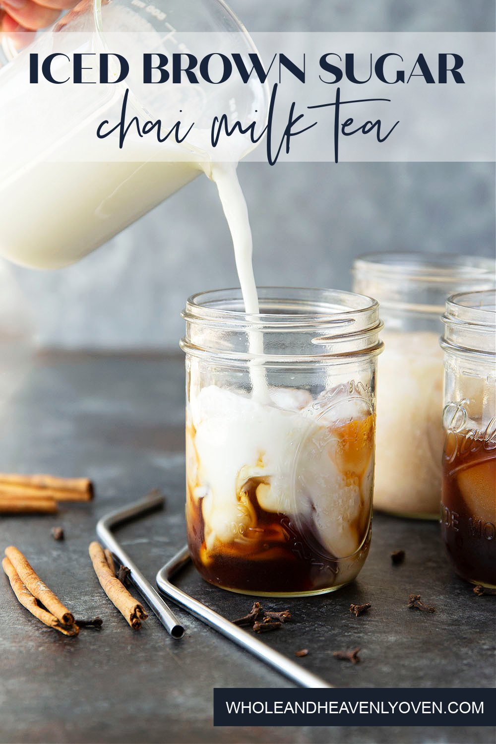 Iced Brown Sugar Chai Milk Tea