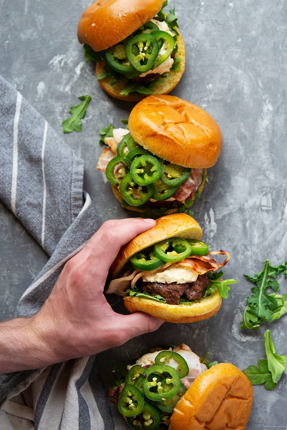 Sweet and Spicy Jalapeño Bacon Cheddar Burger Brings The Heat