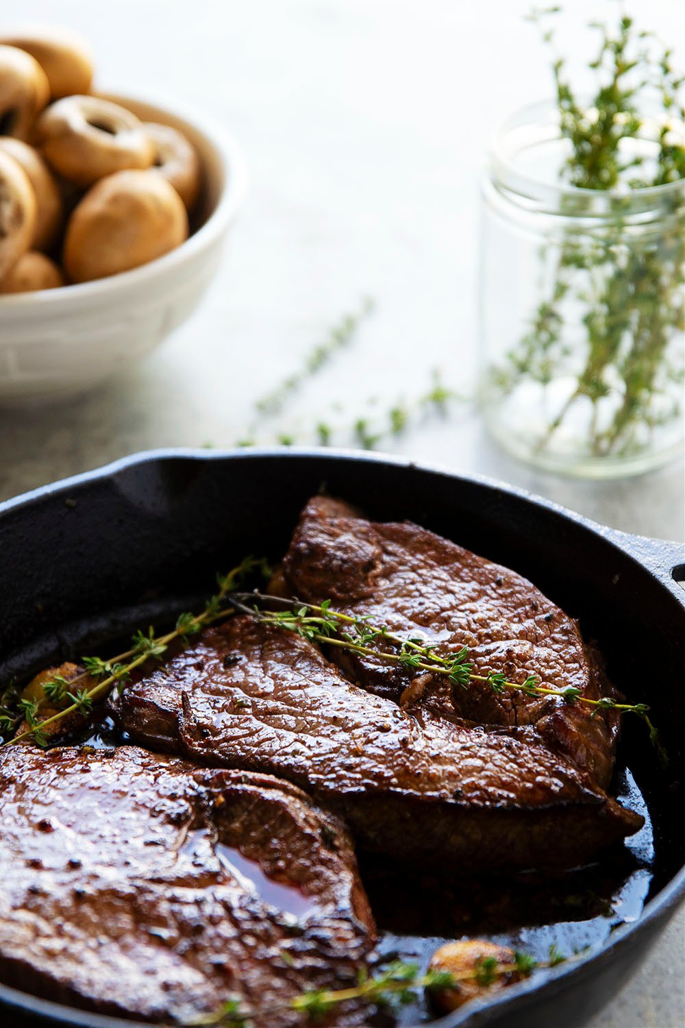 Balsamic Flat Iron Steak Sandwich VIDEO