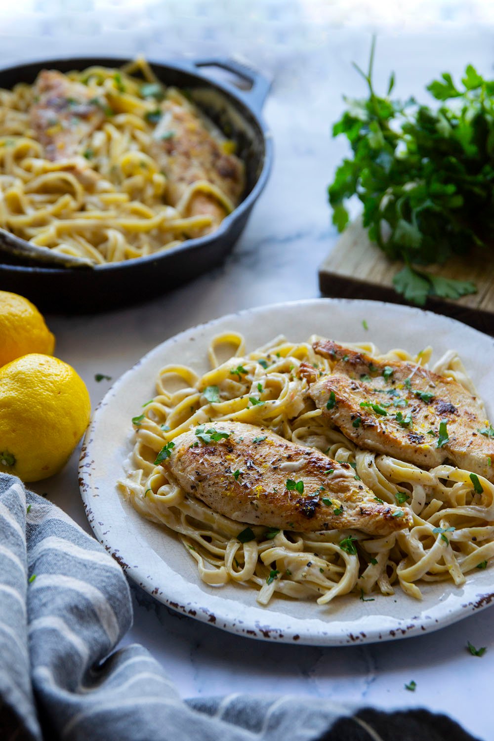 lemon pepper chicken pasta