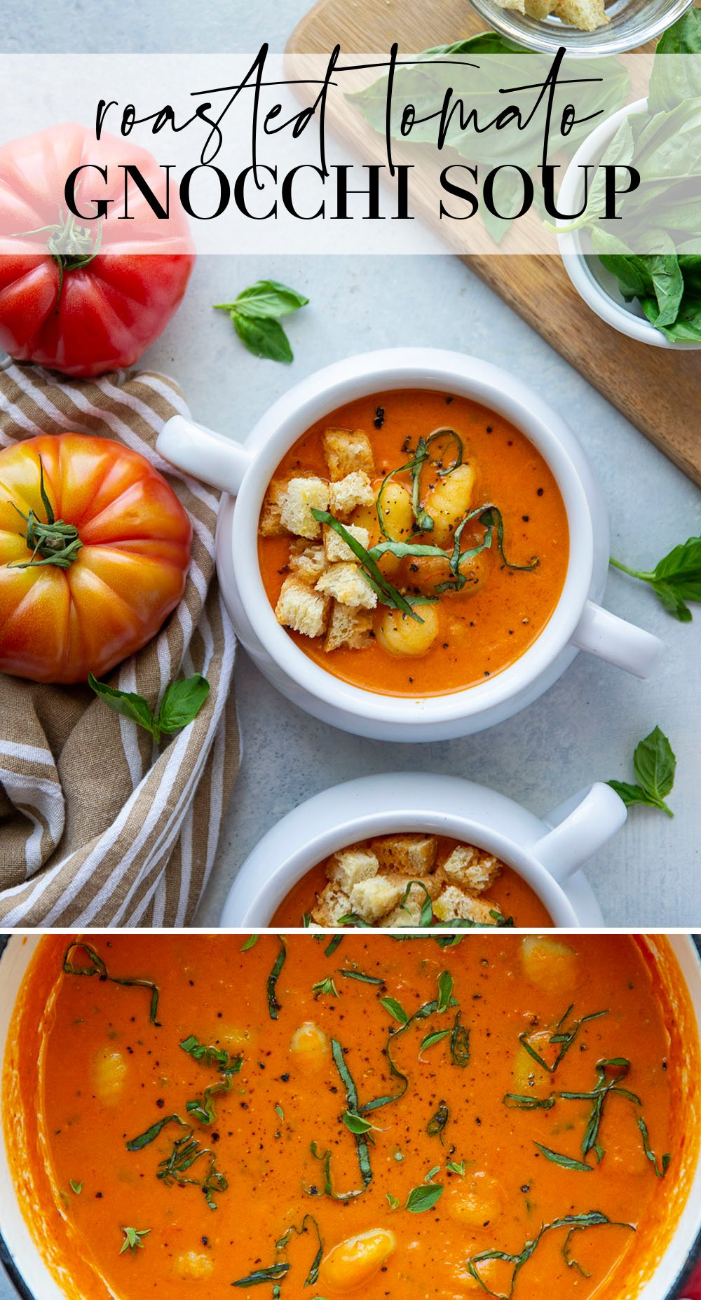 Roasted Tomato Gnocchi Soup