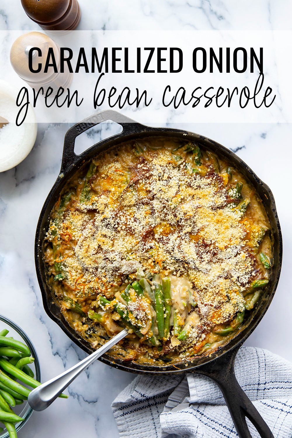 Caramelized Onion Green Bean Casserole
