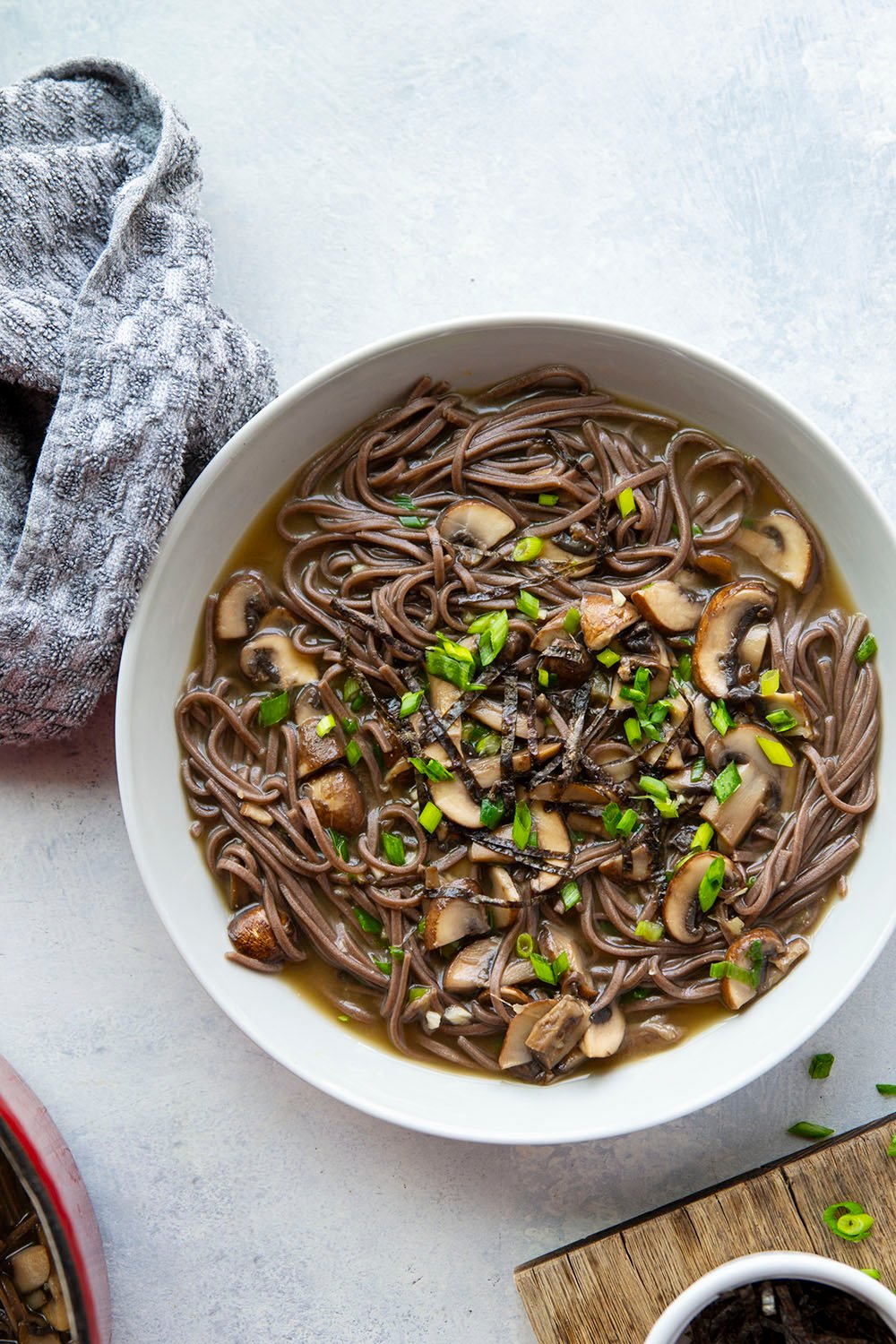 Miso-Mushroom Pasta  In the Kitchen with Yi Jun Loh 