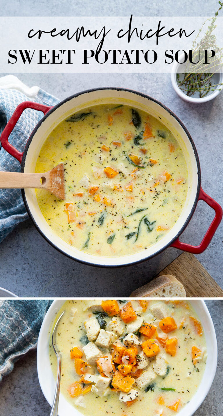Creamy Chicken Sweet Potato Soup