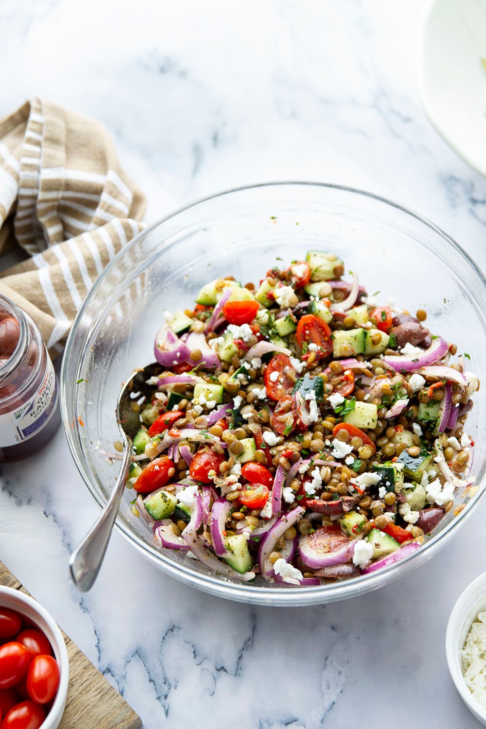 Mediterranean Lentil Salad