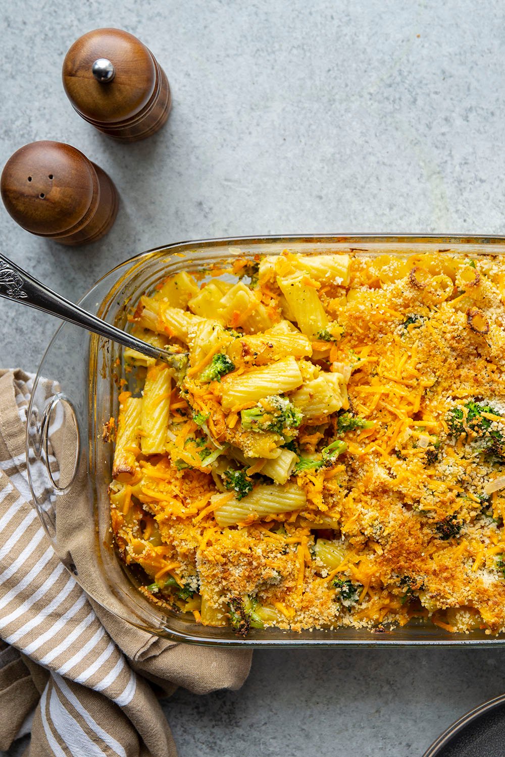 Broccoli Cheddar Pasta Bake