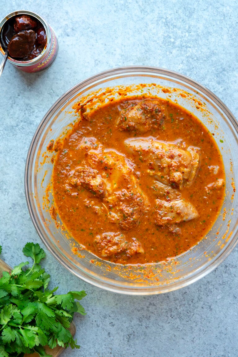 Grilled Chipotle Marinated Chicken Thighs