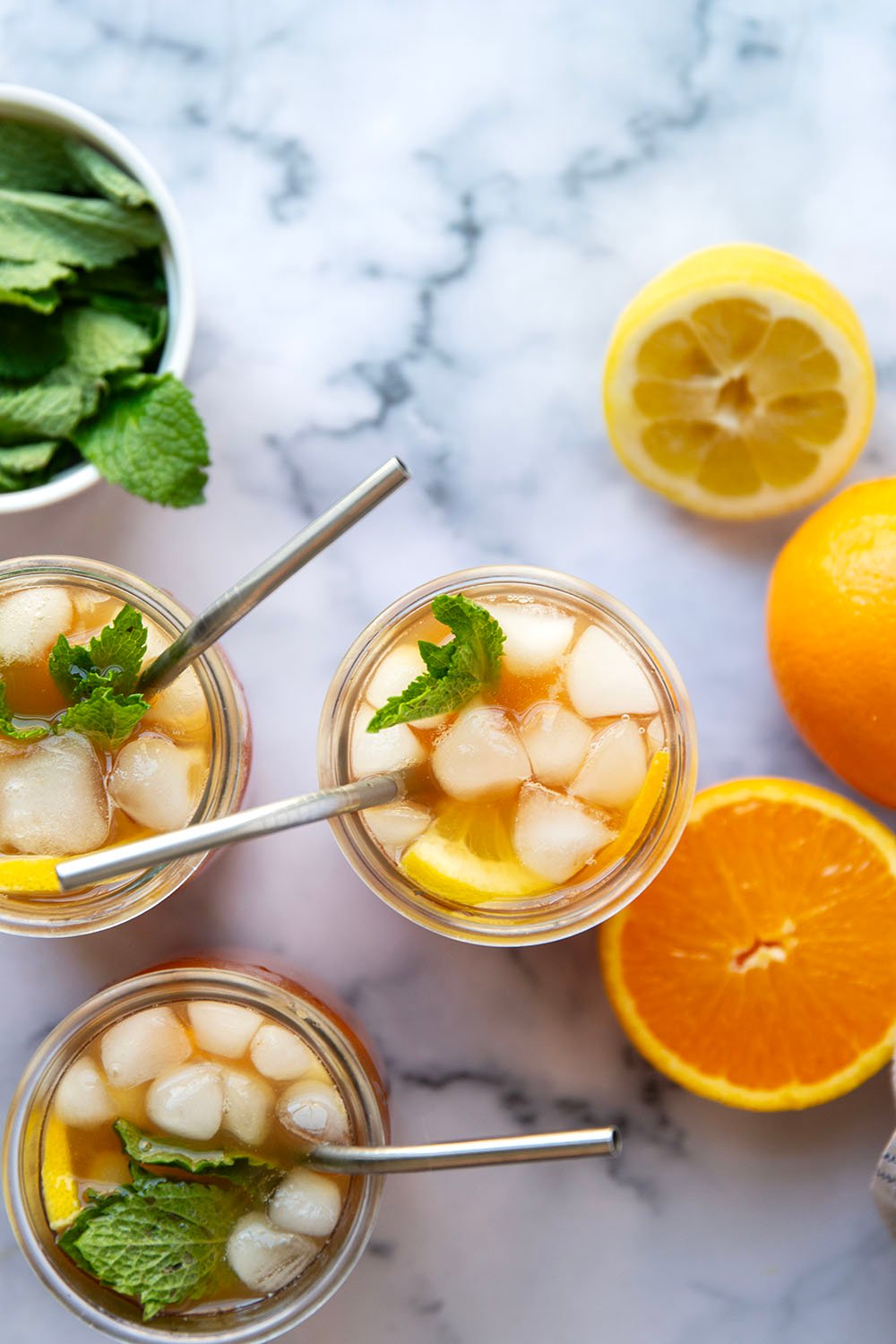 Refreshing 3 ingredient Peach Iced Tea recipe - Lifestyle of a Foodie