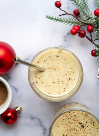 Whip up your own homemade eggnog this year with this quick 10-minute recipe. You won't believe how much better it is than store-bought!