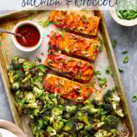 Brushed in a sweet homemade barbecue sauce and grilled alongside broccoli, this grilled BBQ salmon is ready in only 30 minutes and great served alongside steamed rice.