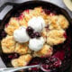 Browned Butter Cherry Cobbler