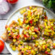 Jerk Cod with Pineapple Salsa