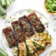 Marinated Grilled Tofu and Zucchini