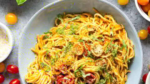 Roasted-Tomato-Pesto-Pasta-