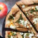 Kale Apple Goat Cheese Pizza