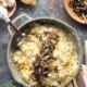 Asiago Butternut Squash Risotto with Crispy Mushrooms