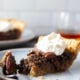 Dark Chocolate Bourbon Pecan Pie