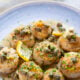 Seared Scallops with Lemon Caper Sauce