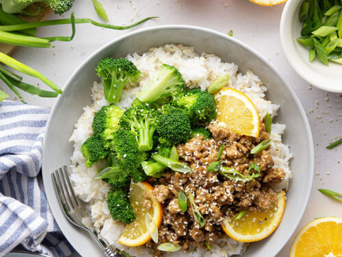 Orange-Ground-Chicken-Bowls-