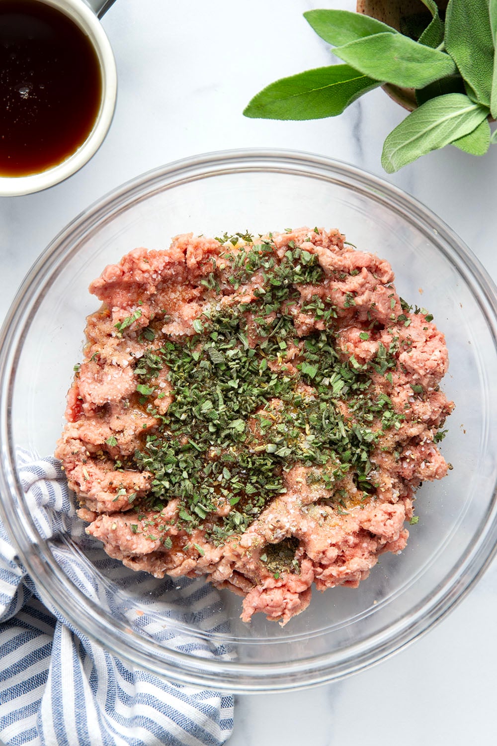 Herby fresh sage and sweet maple syrup give this lean maple turkey sausage that signature breakfast sausage flavor for a fraction of the fat found in standard sausage.