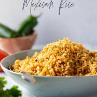 Made entirely in the instant pot in minutes and a close replica of restaurant-style Mexican rice, this instant pot Mexican rice is perfectly fluffy and packed with flavor!