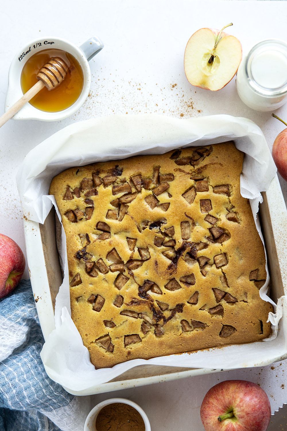 Soft, spiced caramelized apples are the perfect cornbread addition in this caramelized apple cornbread that will quickly become a fall favorite.